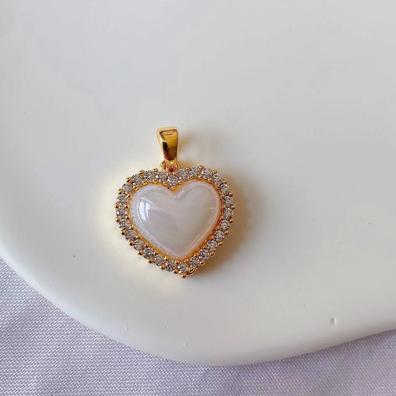 Wholesale 10PCS/pack Copper Micropaved Zirconia Necklace Accessories